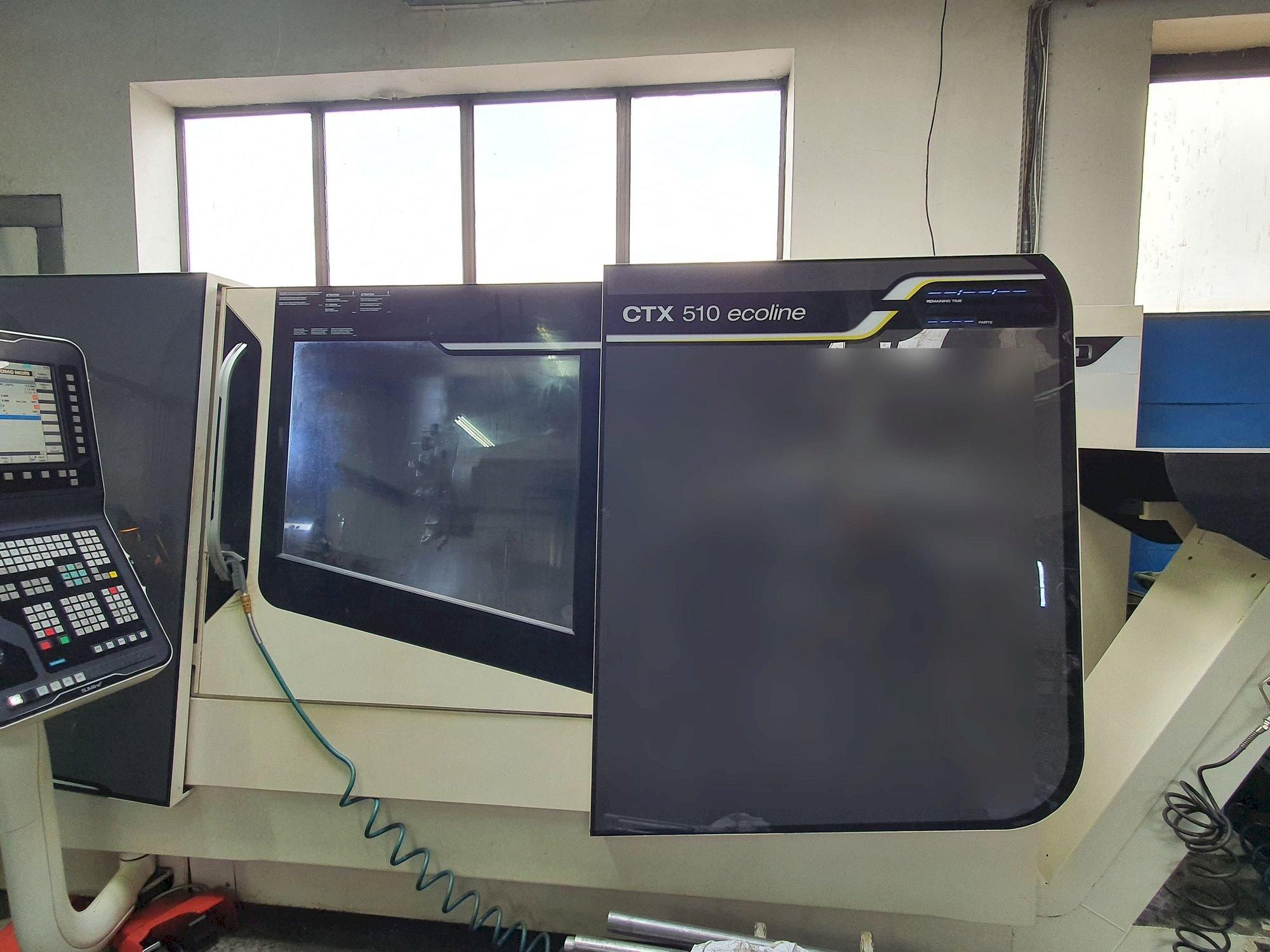 Koneen  DMG MORI CTX 510 V3 Ecoline etunäkymä