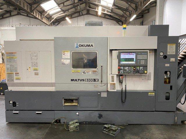 Koneen  Okuma MULTUS B300-W etunäkymä