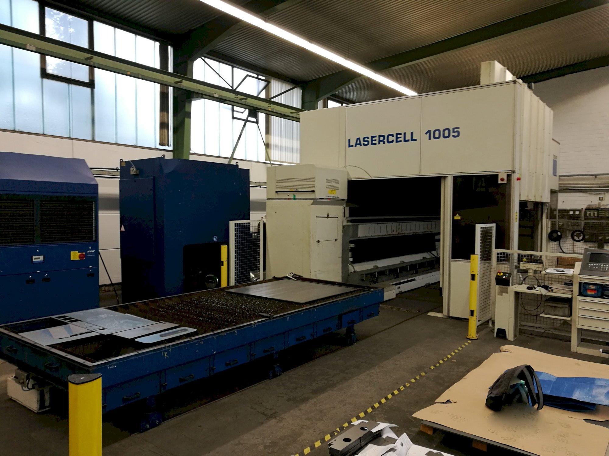 Koneen  Trumpf vasen näkymä Lasercell TLC 1005