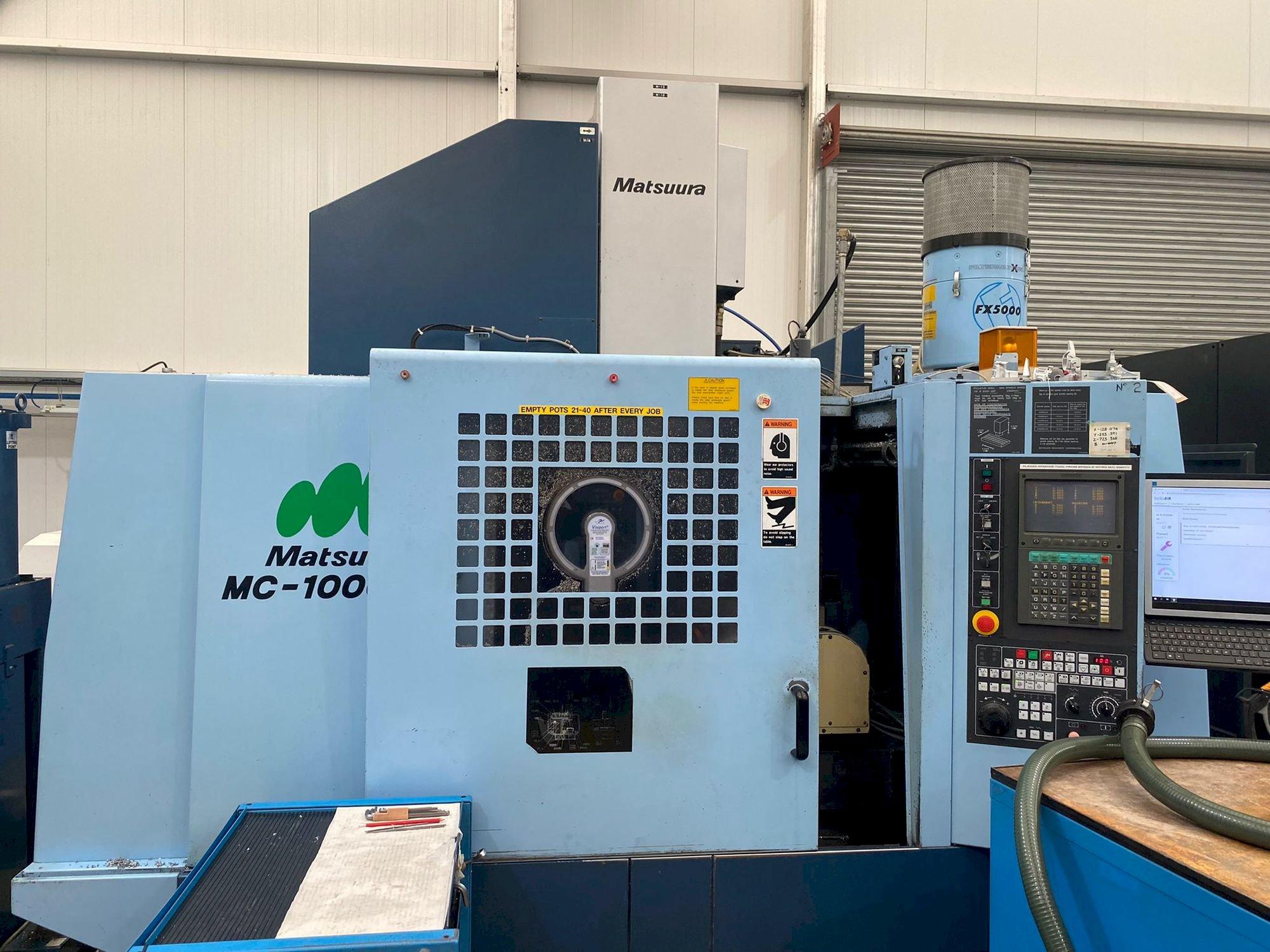 Koneen  Matsuura MC-1000 VGX etunäkymä