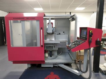 Koneen  KUNZMANN etunäkymä WF 7 CNC