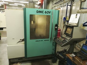 Koneen  Deckel Maho Gildemeister etunäkymä DMC 63 V